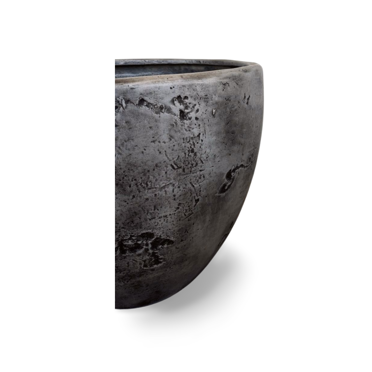 Leaf - Pflanzgefäß grau