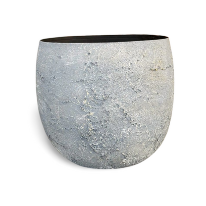 Lunea 2er set - Pflanzgefäß grau