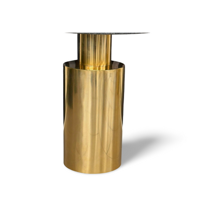 Seka - Beistelltisch gold/schwarz