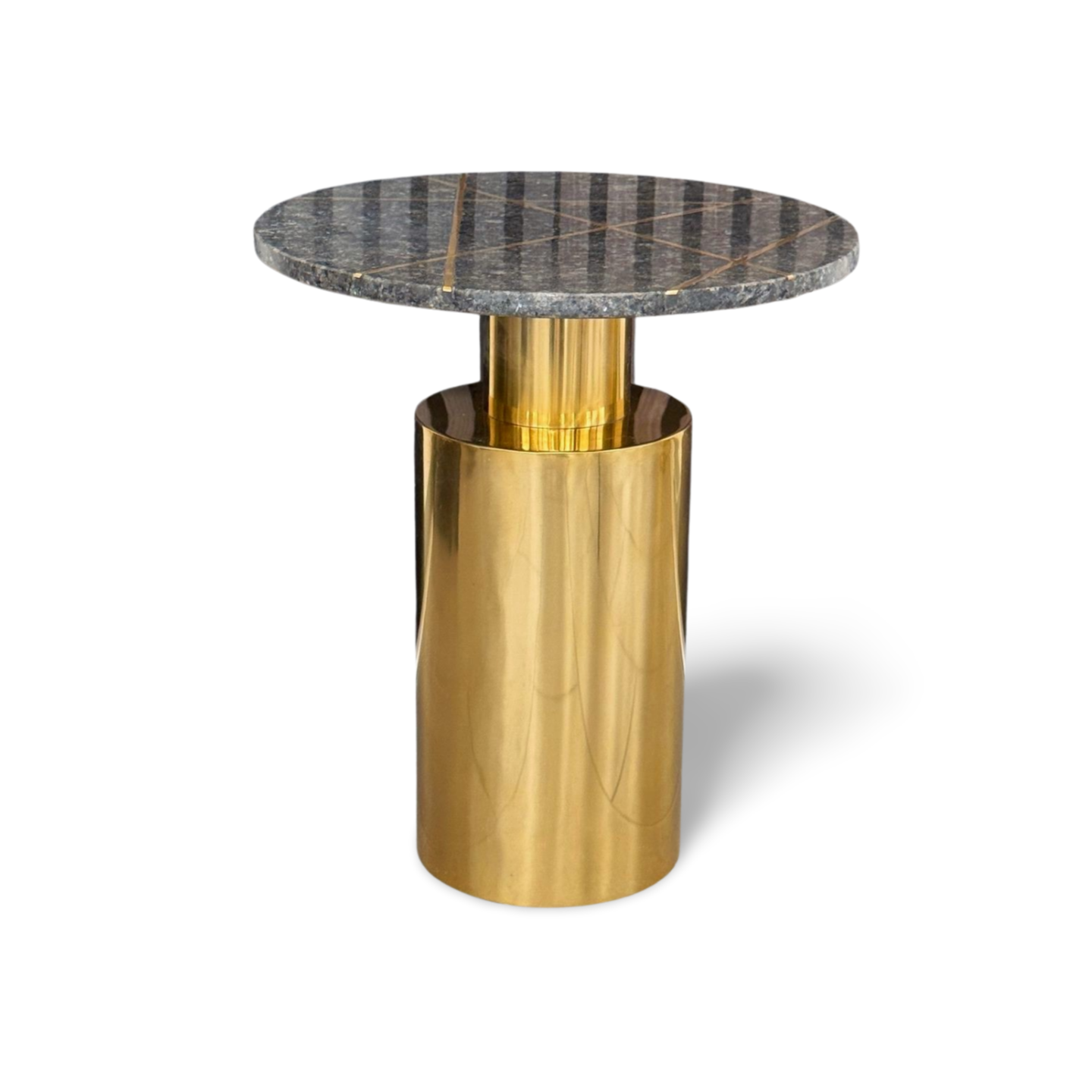 Seka - Beistelltisch gold/schwarz