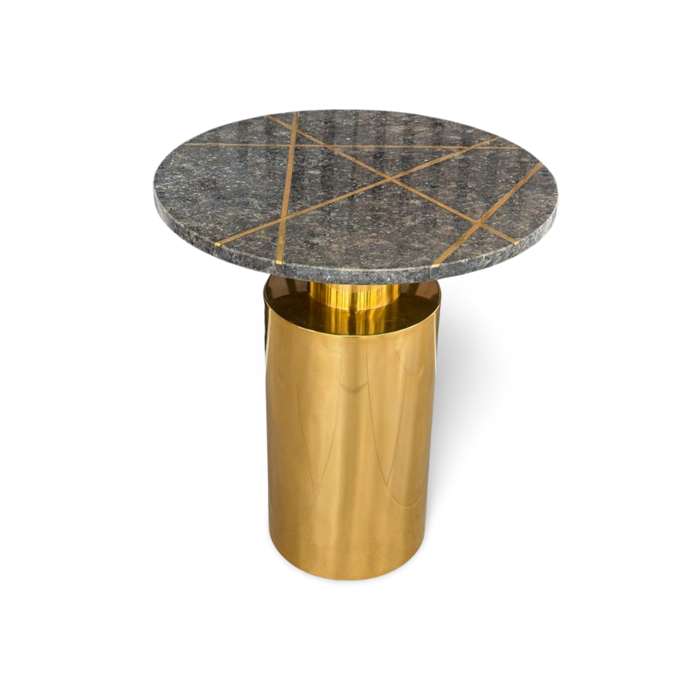 Seka - Beistelltisch gold/schwarz