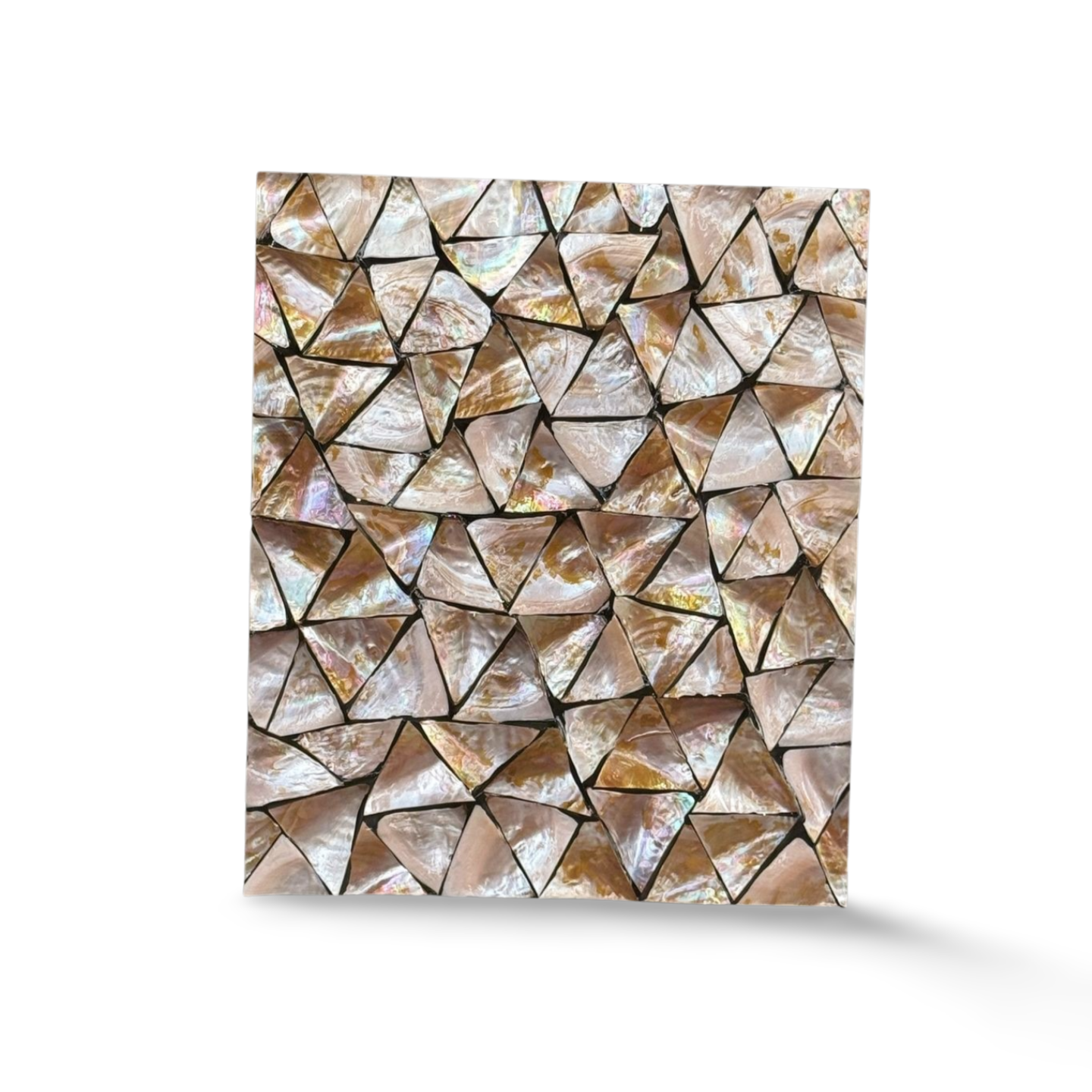 Wandbild - Dekor Perlmuttmuschel weiß/beige/braun